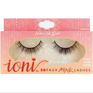 Ioni 3D Faux Mink Lashes Natural Lite pack of 2